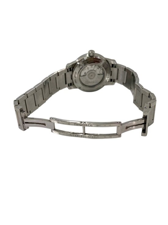 Tiffany & Co Atlas Dome Watch SS Automatic Silver Dial